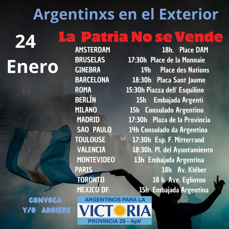 Il nostro sostegno allo sciopero generale argentino