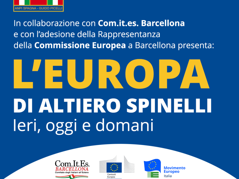 Evento 21/22 marzo 2024: “L’Europa di Altiero Spinelli: ieri, oggi e domani”